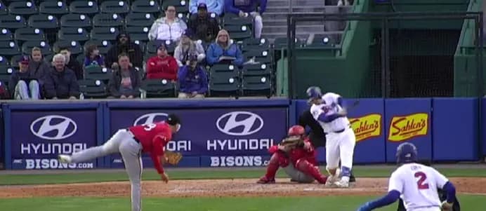 Danny Jansen hitting a grand slam for the Buffalo Bisons #bluejays #mlb