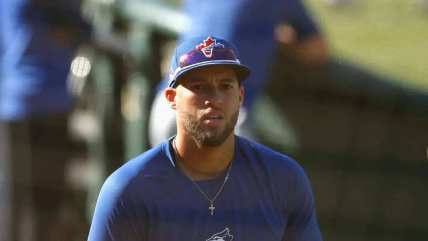 Springer with the Blue Jays #bluejays #mlb