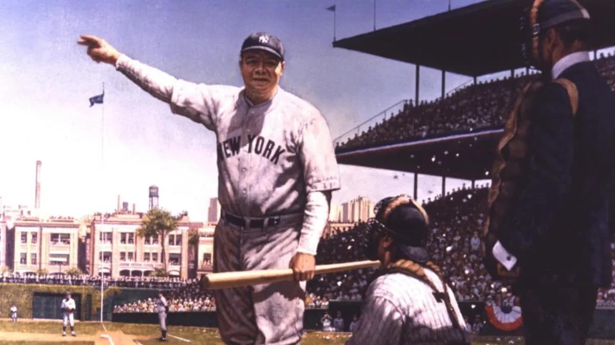 Ruth calls homerun shot before at bat #bluejays #yankees #baberuth