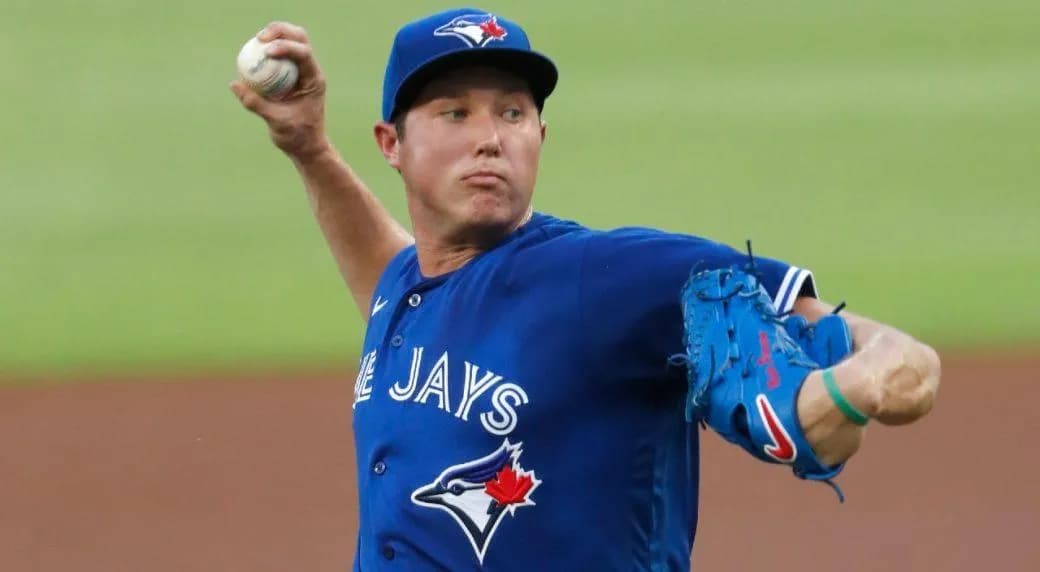 Pearson throw combined no hitter #bluejays #mlb