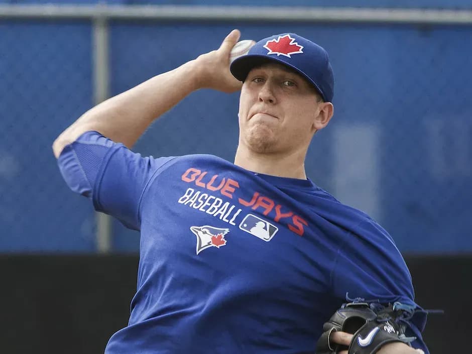 More issues coming from Blue Jays newest addition Jeff Hoffman #bluejays #mlb
