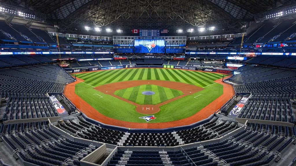 Toronto Blue Jays home Rogers Centre #MLB #BlueJays