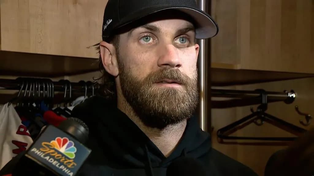 Bryce Harper defends former Blue Jays closer Jordan Romano #bluejays #mlb
