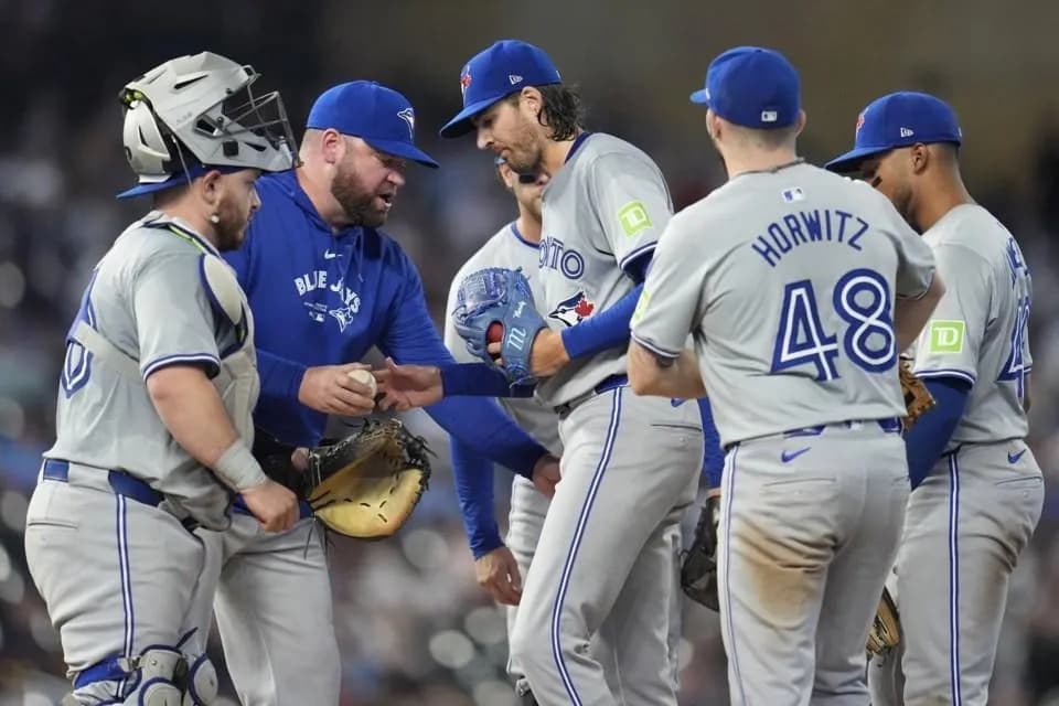 Blue Jays Kevin Gausman and John Schneider ejected #bluejays #mlb