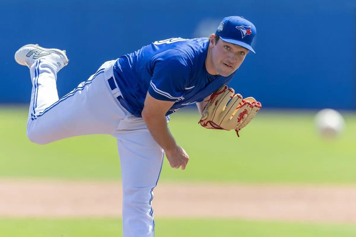 Blue Jays announce than Trey Yesavage has been called up to Double-A #bluejays #mlb