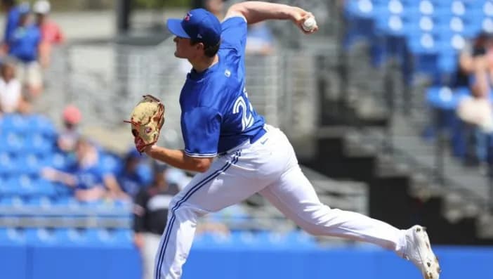 Early exit raises eyebrows in Blue Jays' top prospect's latest start. #BlueJays #Prospect #Yesavage