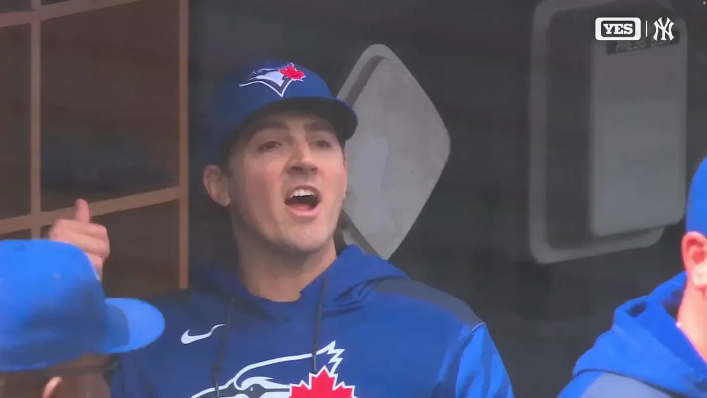 Blue Jays pitcher Kevin Gausman ejected after snapping at home plate umpire #bluejays #mlb