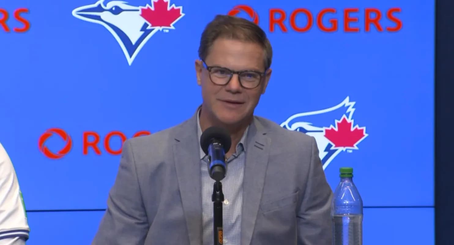 Ross Atkins speaks on Blue Jays free agency at press conference