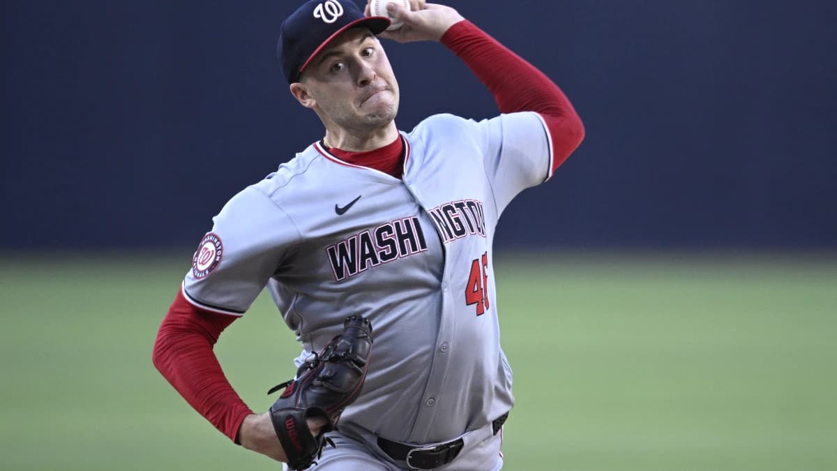 Washington Nationals starting pitcher Patrick Corbin (46) pitches against the San Diego Padres during the first inning at Petco Park.