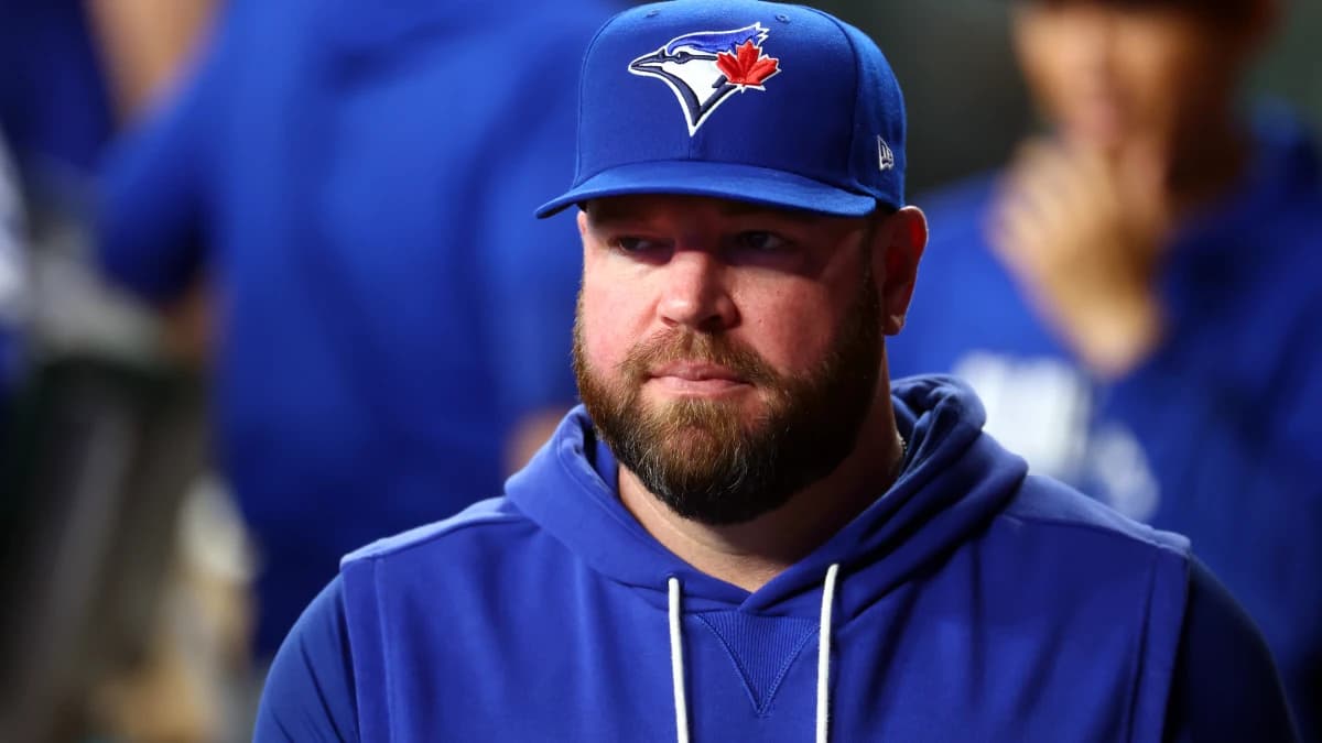 Toronto Blue Jays manager John Schneider against the Arizona Diamondbacks at Chase Field.