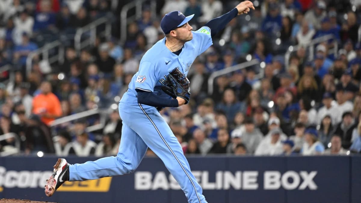 Toronto Blue Jays starting pitcher Patrick Corbin (46) delivers a pitch against the Pittsburgh Pirates in the first inning at Rogers Centre.