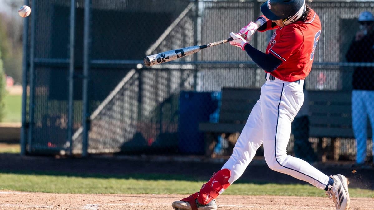 Holy Ghost Prep's Eddie Rosado bats against Council Rock North during their high school boys' baseball game in Newtown on Thursday, March 27, 2025.
