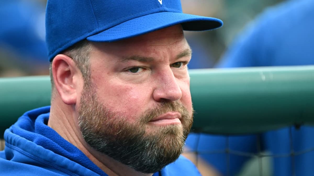 Toronto Blue Jays manager John Schneider (14) before game against the Philadelphia Phillies at Citizens Bank Park.