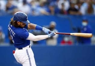Blue Jays player Bo Bichette