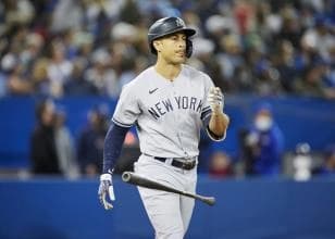 Giancarlo Stanton #yankees #bluejays #mlb