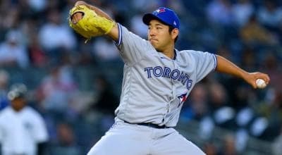 Toronto Blue Jays starting pitcher Yusei Kikuchi.