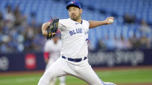 Toronto Blue Jays left-hander Yusei Kikuchi.
