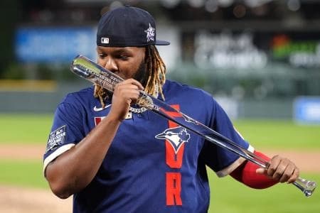 Toronto Blue Jays Vladimir Guerrero Jr in the 2023 All-Star Game.