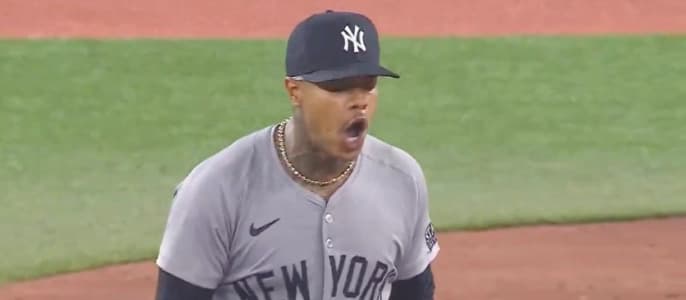 Stroman yells at Torres #bluejays #mlb