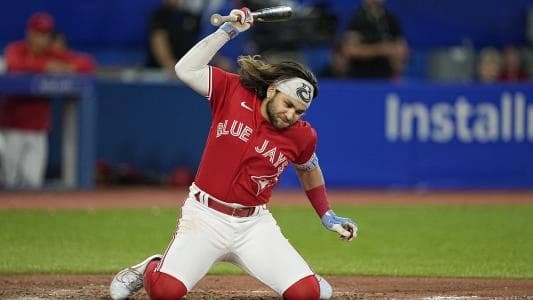 Bichette mad during a game #bluejays #mlb