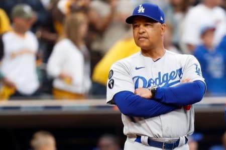Los Angeles Dodgers manager Dave Roberts