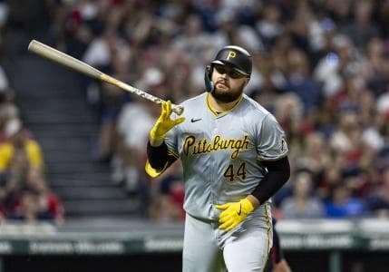 Tellez celebrates home run #pirates #mlb