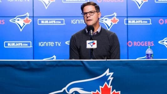 Ross Atkins speaks to the media on the Blue Jays future during press conference #bluejays #mlb