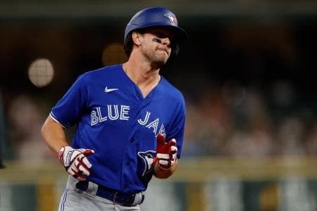 Ernie Clement might be replacing Bo Bichette at shortstop #bluejays #mlb