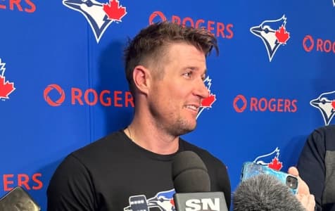 Blue Jasy catcher Tyler Heineman apoligizes for bat flip #bluejays #mlb