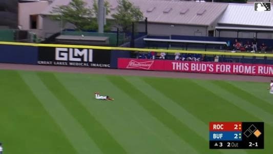 Blue Jays outfielder Daulton Varsho makes incredible play with Buffalo Bisons #bluejays #mlb