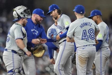 Blue Jays Kevin Gausman and John Schneider ejected #bluejays #mlb