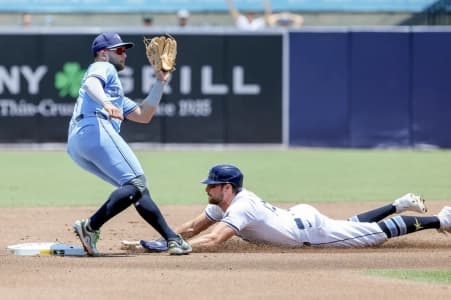 Blue Jays infielder's defensive game is starting to be a real concern for Toronto. #BlueJays #Bichette #Defence