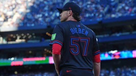 Blue Jays pitcher Shane Bieber speaks on first performance at the Rogers Centre #bluejays #mlb