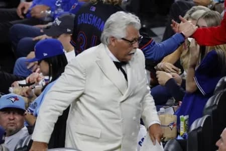 Truth behind Colonel Sanders look alike revealed #bluejays #mlb