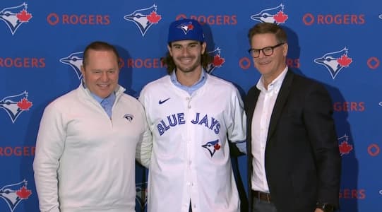 Blue Jays have introduction press conference with Dylan Cease