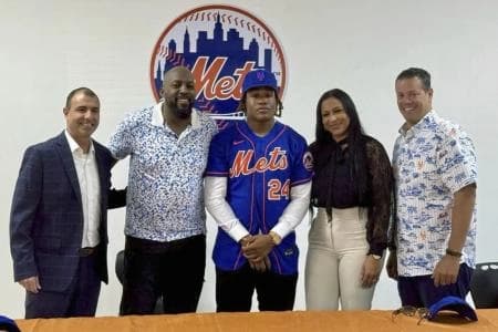 New York Mets announce that they have released Vladimir Guerrero Jr's brother Vladi Guerrero