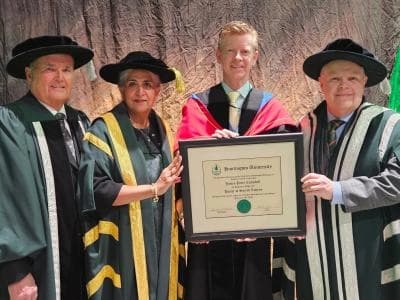 Blue Jays broadcaster Jamie Campbell receives honorary doctorate