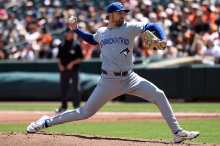 Toronto Blue Jays pitcher Spencer Miles (62) throws during the first inning against the Baltimore Orioles at Oriole Park at Camden Yards.