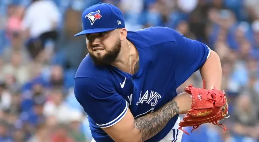 Toronto Blue Jays pitcher Alek Manoah.