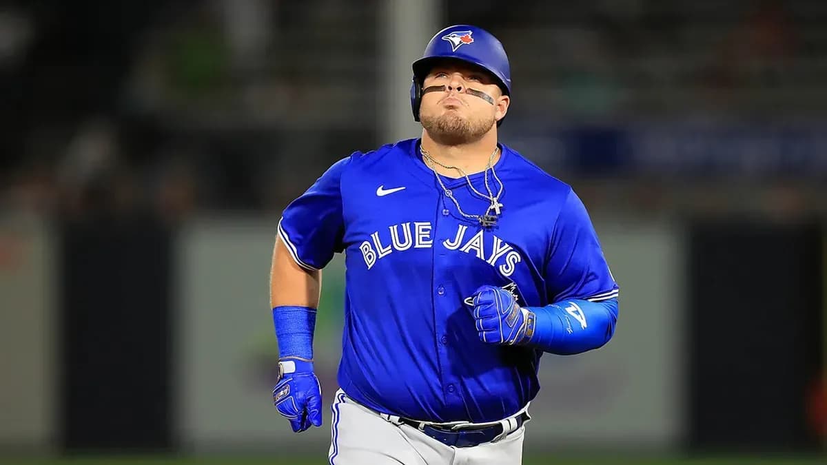 Vogelbach playing for the Blue Jays