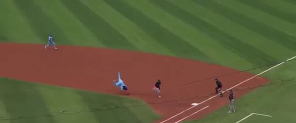 Vladdy cartwheel #bluejays #mlb