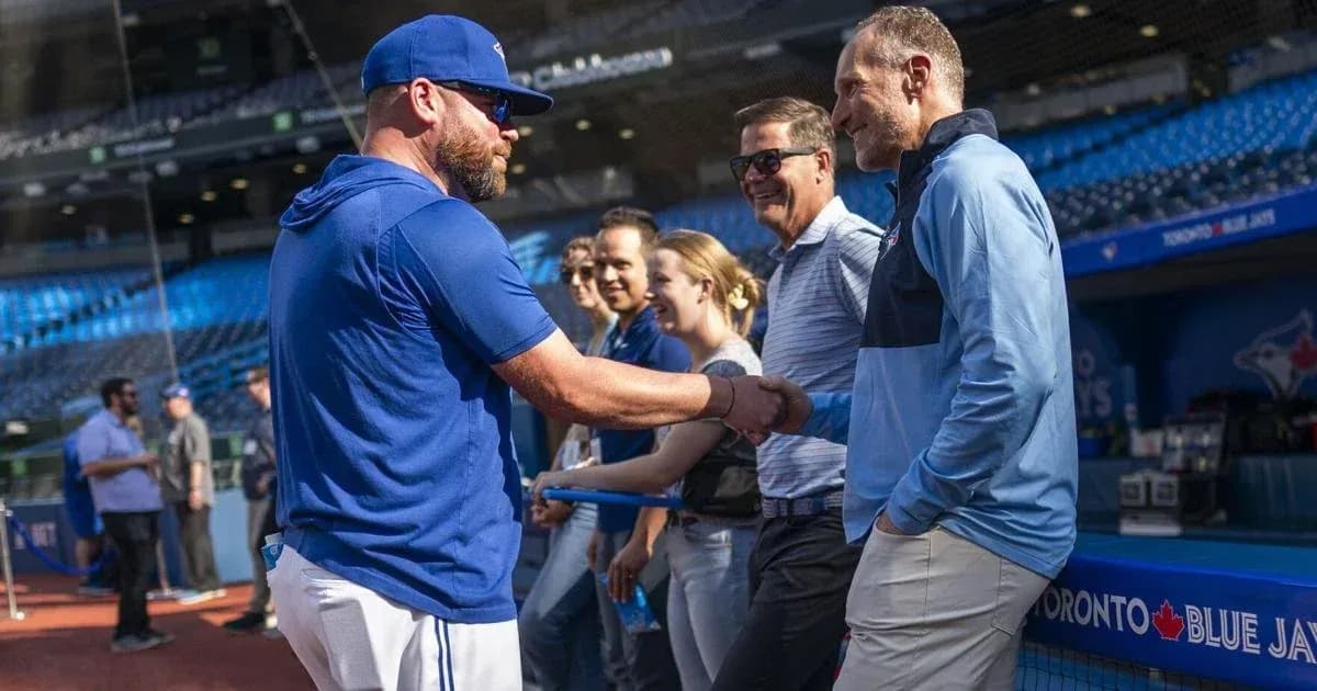Atkins and Schneider #bluejays #mlb