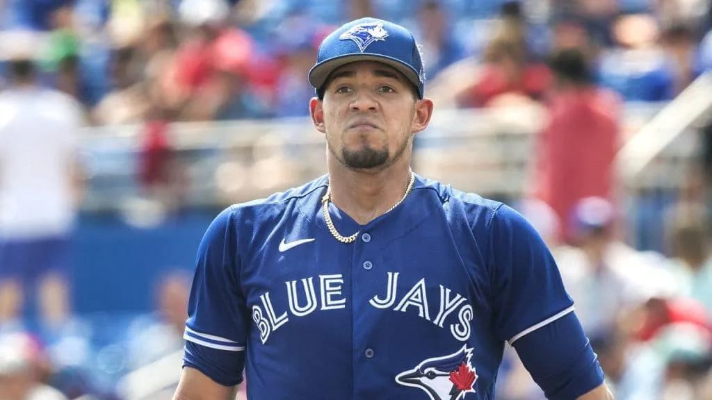 Jose Berrios upset on the mound #bluejays #mlb