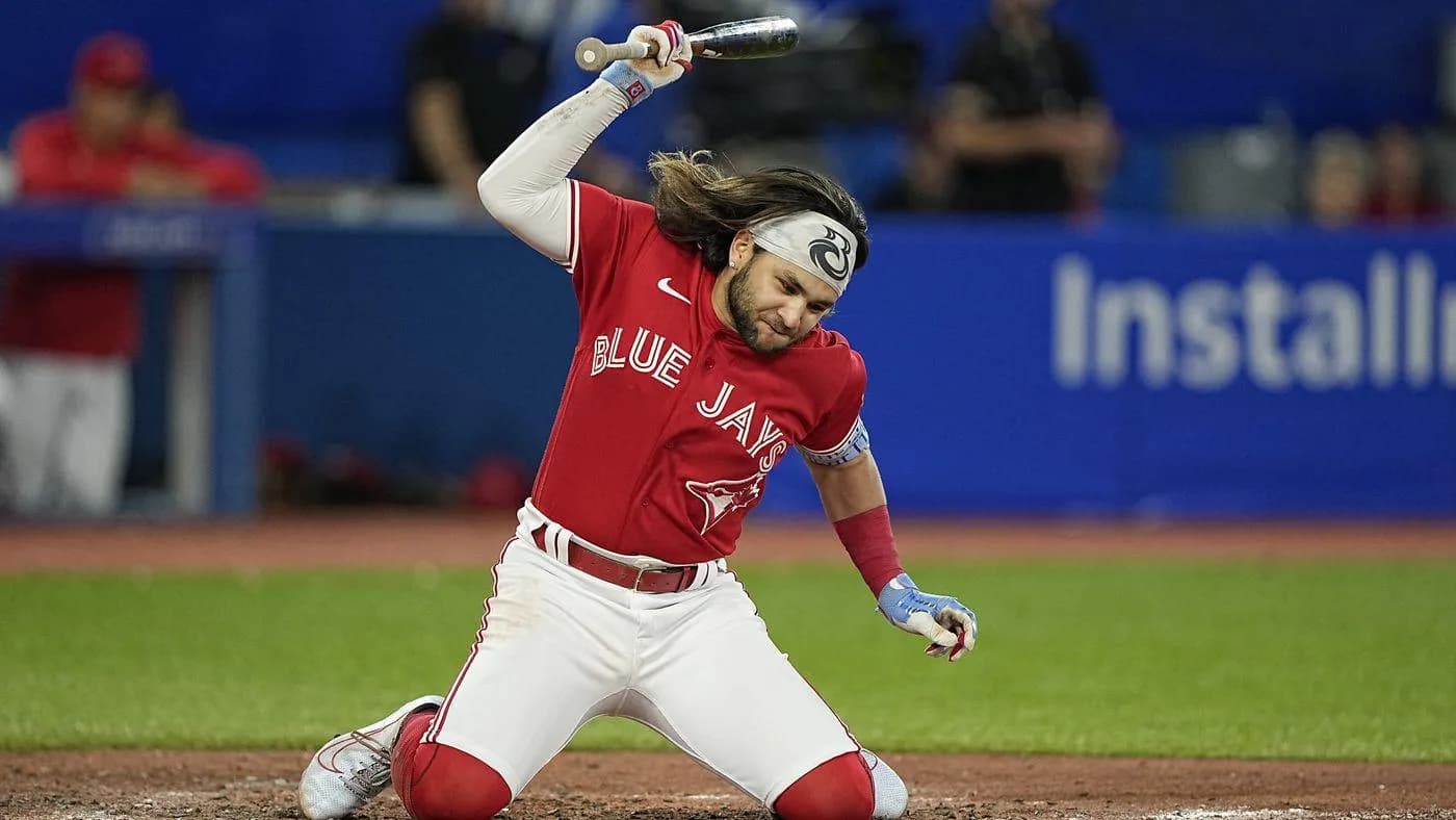 Bichette mad during a game #bluejays #mlb