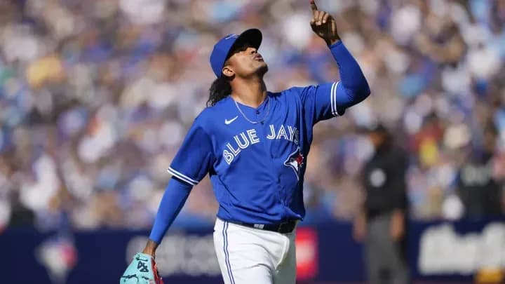 Cabrera celebrating another save #bluejays #mlb