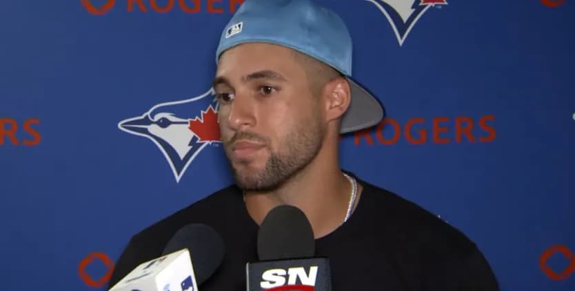 Springer on his ejection after the game #bluejays #mlb