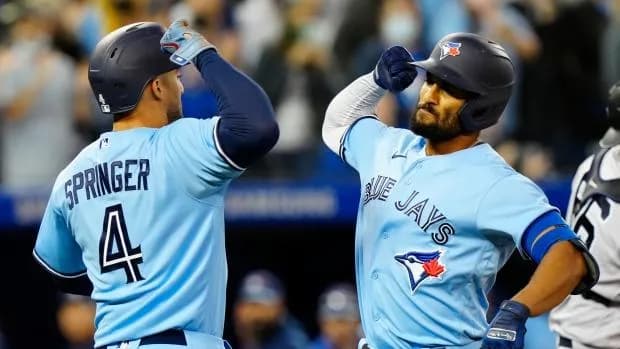 Semien and Springer #bluejays #mlb