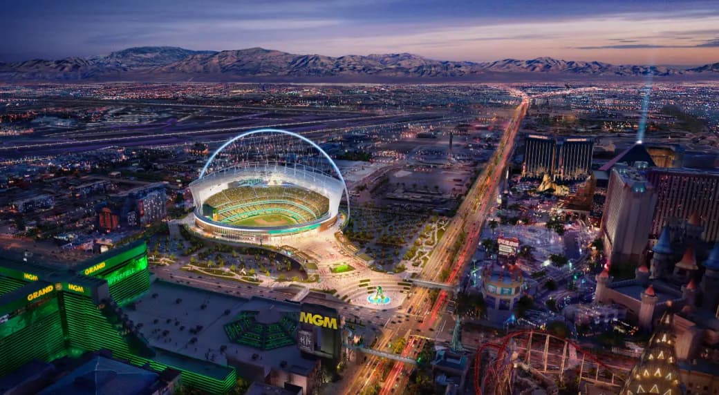 A's new stadium in Vegas #as #mlb