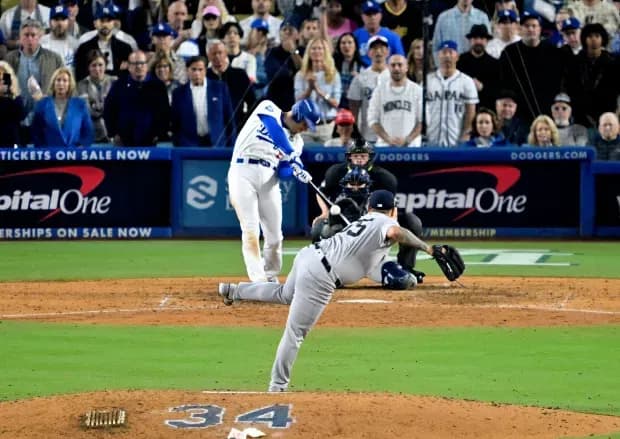 Freddie Freeman hits walk off grand slam against the Yankees #bluejays #mlb #yankees #dodgers