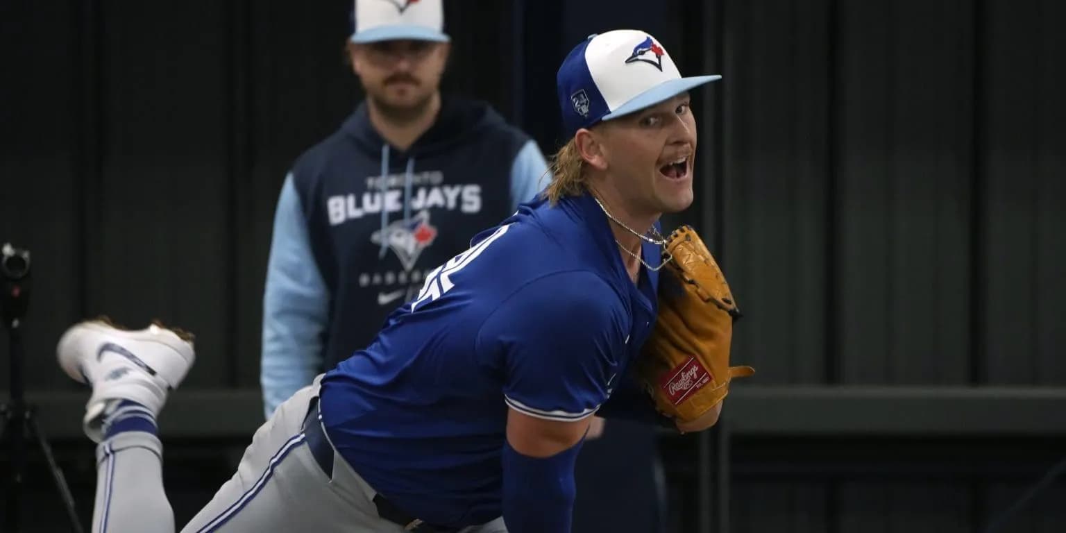 Blue Jays pitcher Bowden Francis seems to have the fifth rotation spot #bluejays #mlb